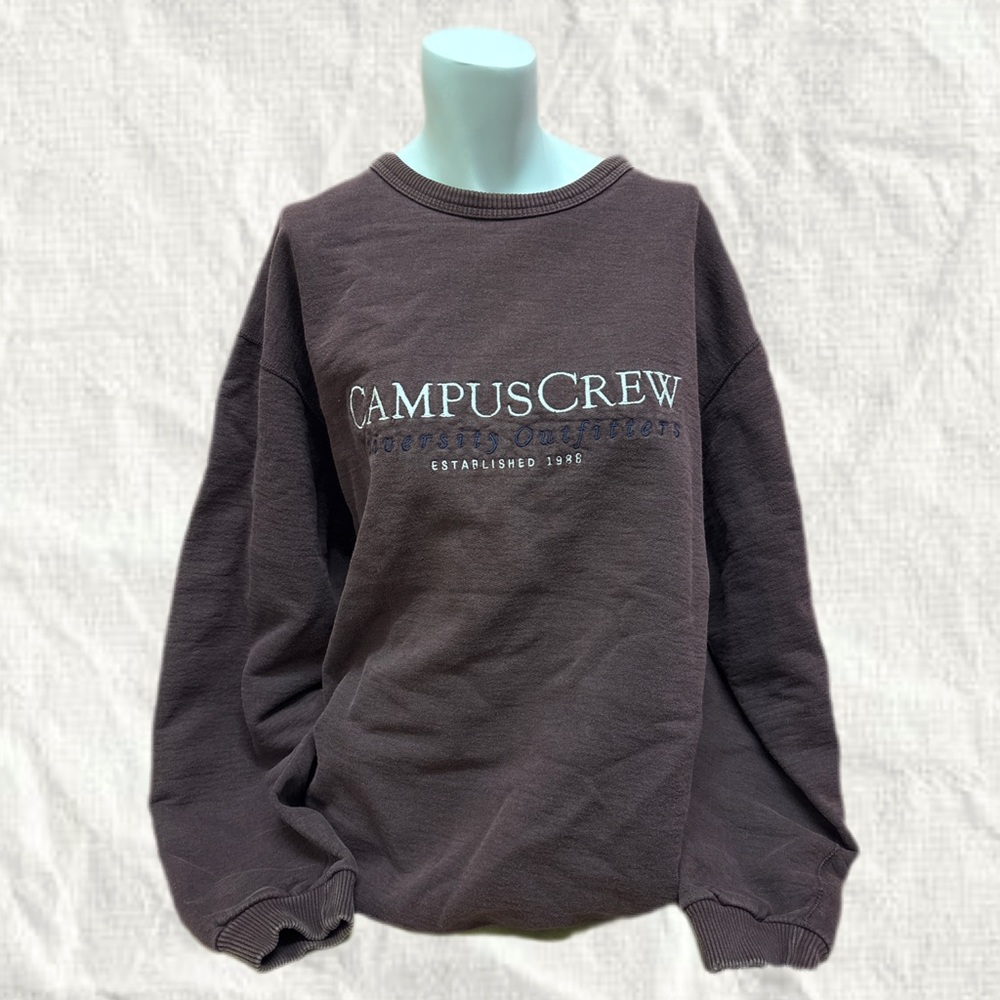 Vintage 90’s Campus Crew Embroidered Crewneck Mens M
